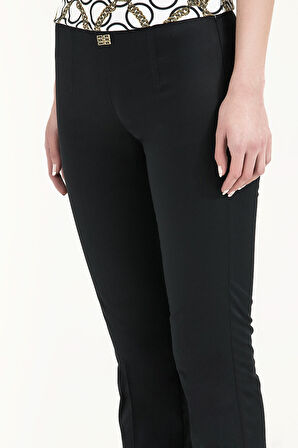 Lacivert Dar kesim pamuk pantolon 40665 | 42