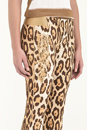 Leopar Leopar desenli pantolon 40904 | 40
