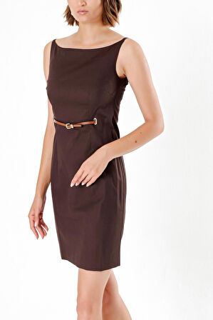 Vizon DAR KESİM PAMUK ELBİSE  91027 | 44