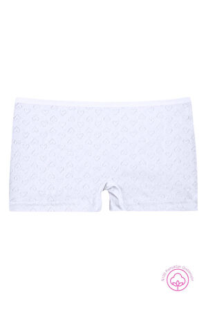 120 Kalpli Kız Çocuk Boxer %100 Pamuk 5'li Şort Paketi