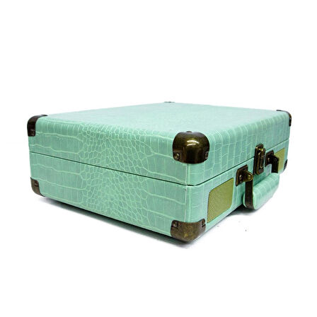 Pikap Suitcase CR Series Elektronik Bluetooth Hoparlör Plakçalar CW002-LG