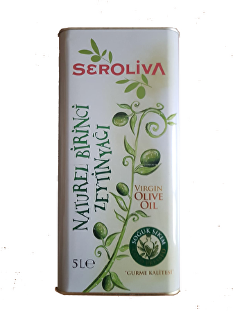 Seroliva Naturel Naturel 1. Zeytinyağı 5 lt Teneke