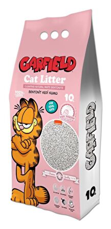 GARFIELD 10L BEBEK PUDRASI KOKULU BENTONİT KEDİ KUMU
