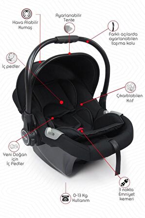 Prego 2071 İbiza Pro Travel Sistem İkiz Bebek Arabas