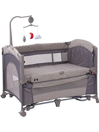 Sunny Baby Prego Oslo Anne Yanı Oyun Parkı 70x110 cm Bej