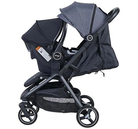 Prego 2026 Smart Fold Travel Bebek Arabası /Füme