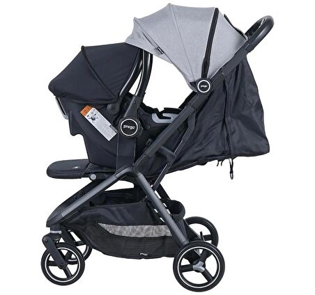 Prego 2026 Smart Fold Travel Bebek Arabası / Gri