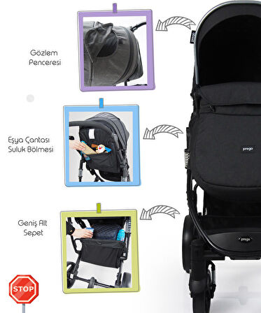 Prego Range Pro Travel Sistem Portbebeli Bebek Arabası