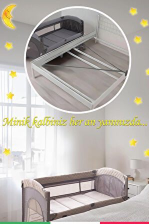 Prego Premium Anne Yanı Oyun Parkı 70*120 Cm 8049