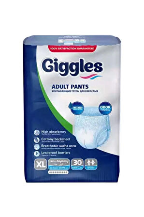 GİGGLES YETİŞKİN EMİCİ KÜLOT XL 30 ADET