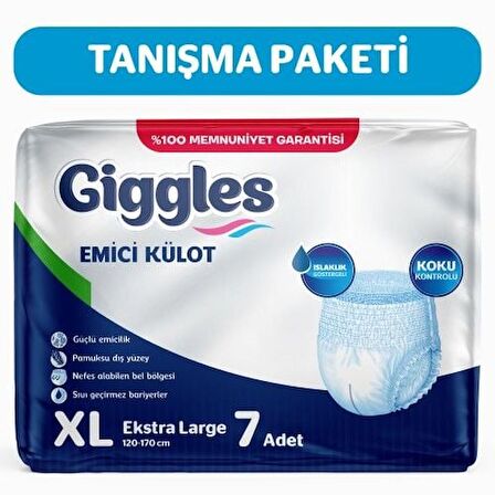 Giggles Emici Külot Hasta Bezi XL Beden 7 Adet