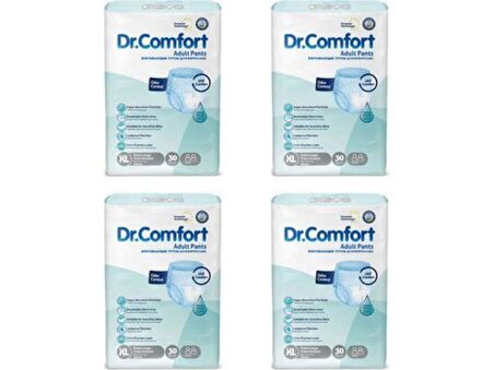 COMFORT KÜLOT HASTA BEZİ XLARGE 30'LU X 4 PAKET 120 ADET