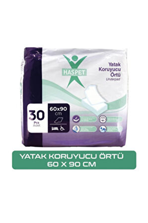 Haspet Yatak Koruyucu Örtü 60x90 cm 4lü (120 adet)