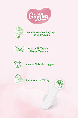 Giggles Lady Soft Hijyenik Ped Uzun Avantaj Paketi 42 Adet