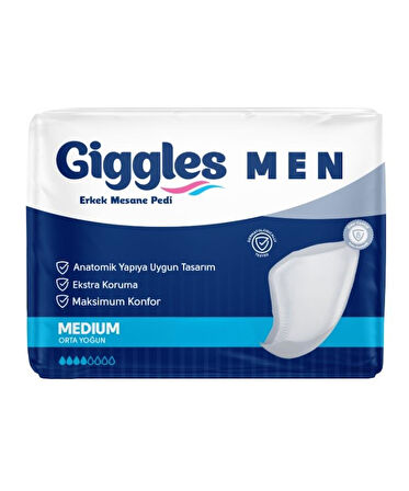 Giggles Erkek Mesane Pedi 20'li Medium