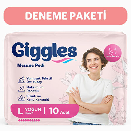 Giggles Kadın Mesane Pedi Large(Yoğun) 10 Adet