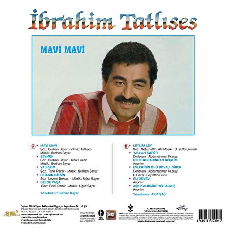 İbrahim Tatlıses - Mavi Mavi   (Plak)  