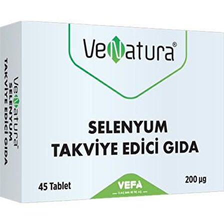 Venatura Selenyum Takviye Edici Gıda 45 Tablet