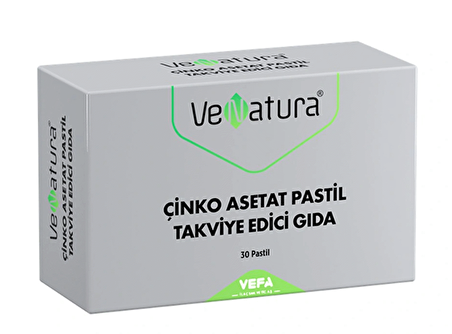 Venatura Çinko Asetat 30 Pastil