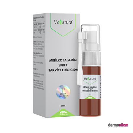 Venatura Metilkobalamin Sprey 20 Ml