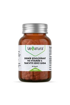 Venatura Demir Bisglisinat Ve Vitamin C 90 Kapsül