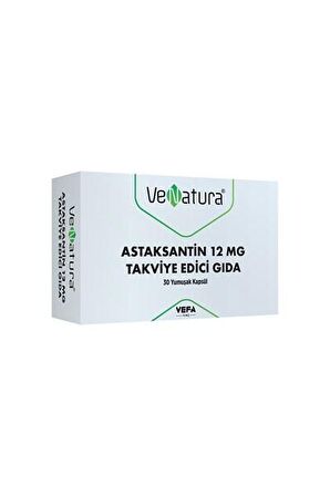 Venatura Astaksantin Takviye Edici Gıda 30 Yumuşak Kapsül