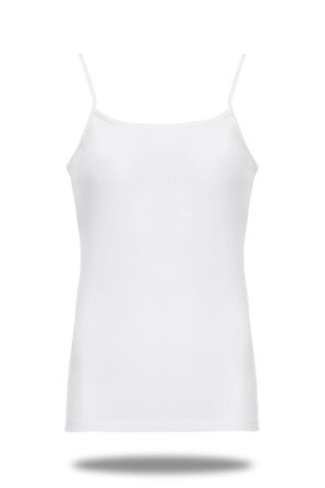 Kadın Pamuklu İp Askılı Penyesi Ri̇bana Klasi̇k Renkli̇ Atlet - 2000