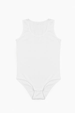 Kadın Pamuklu Kalın Askılı Üst Likralı Çıtçıtlı Body  2'Lİ - 2481