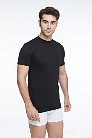 ERKEK PAMUKLU SÜPREM SIFIR YAKA KISA KOLLU ATLET FANİLA 2'Lİ -410-(425)