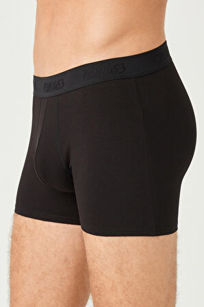 ERKEK PAMUKLU SÜPREM PENYE SLİM FİT İNCE LASTİKLİ LİKRALI BOXER 2'Lİ -1150