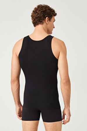 ERKEK PAMUKLU SÜPREM PENYE SLİM FİT LİKRALI ATLET 6'LI -1002