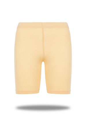 Kız Çocuk Pamuklu Bisiklet Boy Klasik Li̇kralı Tayt - 8001 