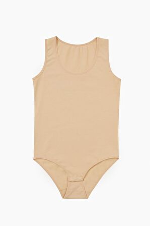 Kadın Pamuklu Kalın Askılı Üst Likralı Çıtçıtlı Body 6'LI - 2481