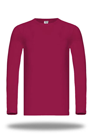 Erkek Çocuk Pamuklu Uzun Kollu Basic Badi Likralı Slim Fit Renkli̇ Sweatshi̇rt - 221 - 222