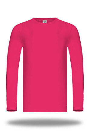 Erkek Çocuk Pamuklu Uzun Kollu Basic Badi Likralı Slim Fit Renkli̇ Sweatshi̇rt - 221 - 222