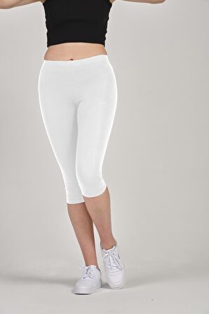 Kadın Pamuklu Di̇z Altı Li̇kralı Tayt - 4003 - 4052