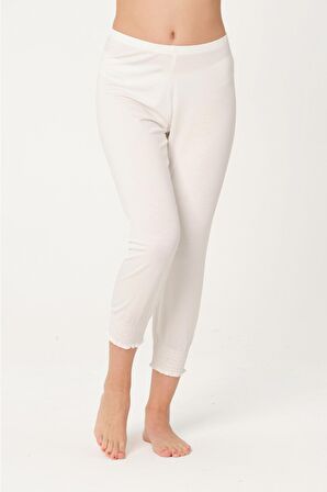 Kadın Comfort Fi̇t Kapri boy İnce Paçalı Alt - 3940