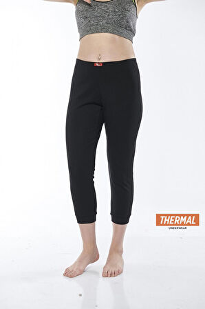 Kadın Termal İçli̇k Kapri̇ Boy Comfort Fi̇t Paşasi Lastikli Alt -1912