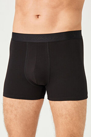 ERKEK PAMUKLU SÜPREM PENYE SLİM FİT İNCE LASTİKLİ LİKRALI BOXER 2'Lİ -1178