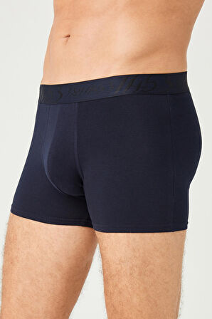 ERKEK PAMUKLU SÜPREM PENYE SLİM FİT İNCE LASTİKLİ LİKRALI BOXER 2'Lİ -1178
