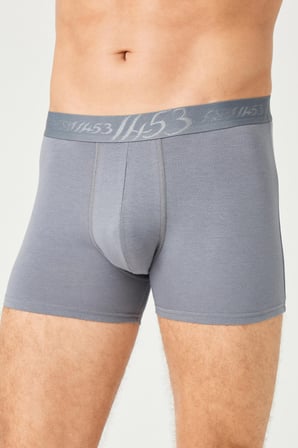 ERKEK PAMUKLU SÜPREM PENYE SLİM FİT İNCE LASTİKLİ LİKRALI BOXER 2'Lİ -1178