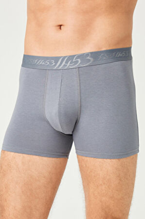 ERKEK PAMUKLU SÜPREM PENYE SLİM FİT İNCE LASTİKLİ LİKRALI BOXER 2'Lİ -1178