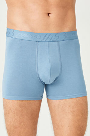 ERKEK PAMUKLU SÜPREM PENYE SLİM FİT İNCE LASTİKLİ LİKRALI BOXER 6'LI -1178