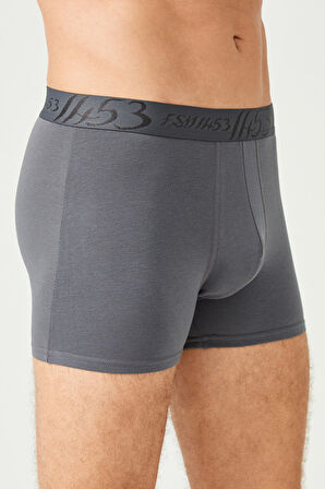 ERKEK PAMUKLU SÜPREM PENYE SLİM FİT İNCE LASTİKLİ LİKRALI BOXER 6'LI -1178