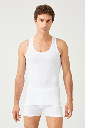 Erkek Pamuklu Süper İnce Likralı Atlet 6'LI -1001