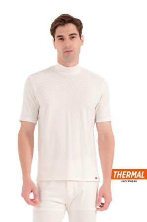 Erkek Thermal İçlik Yarım Balıkçı Yaka Kısa Kollu Üst – 616