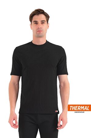 Erkek Thermal İçlik Kapalı Yaka Kısa Kollu Üst – 612
