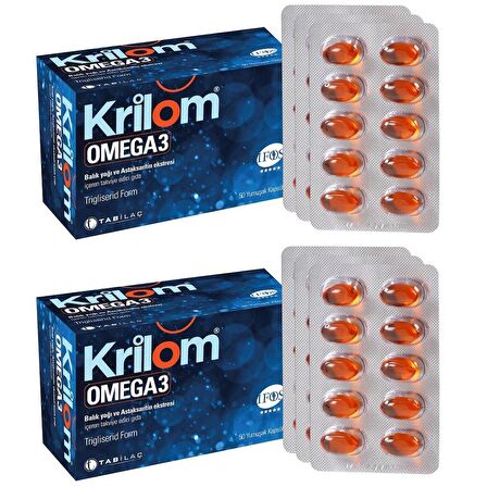 Krilom Omega-3 50 Yumuşak Kapsül - 2 Adet