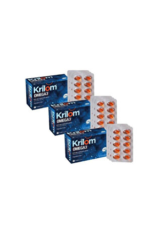 Krilom Omega 3 50 Kapsül 3 Adet