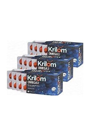 Krilom Omega 3 50 Kapsül 3 Adet
